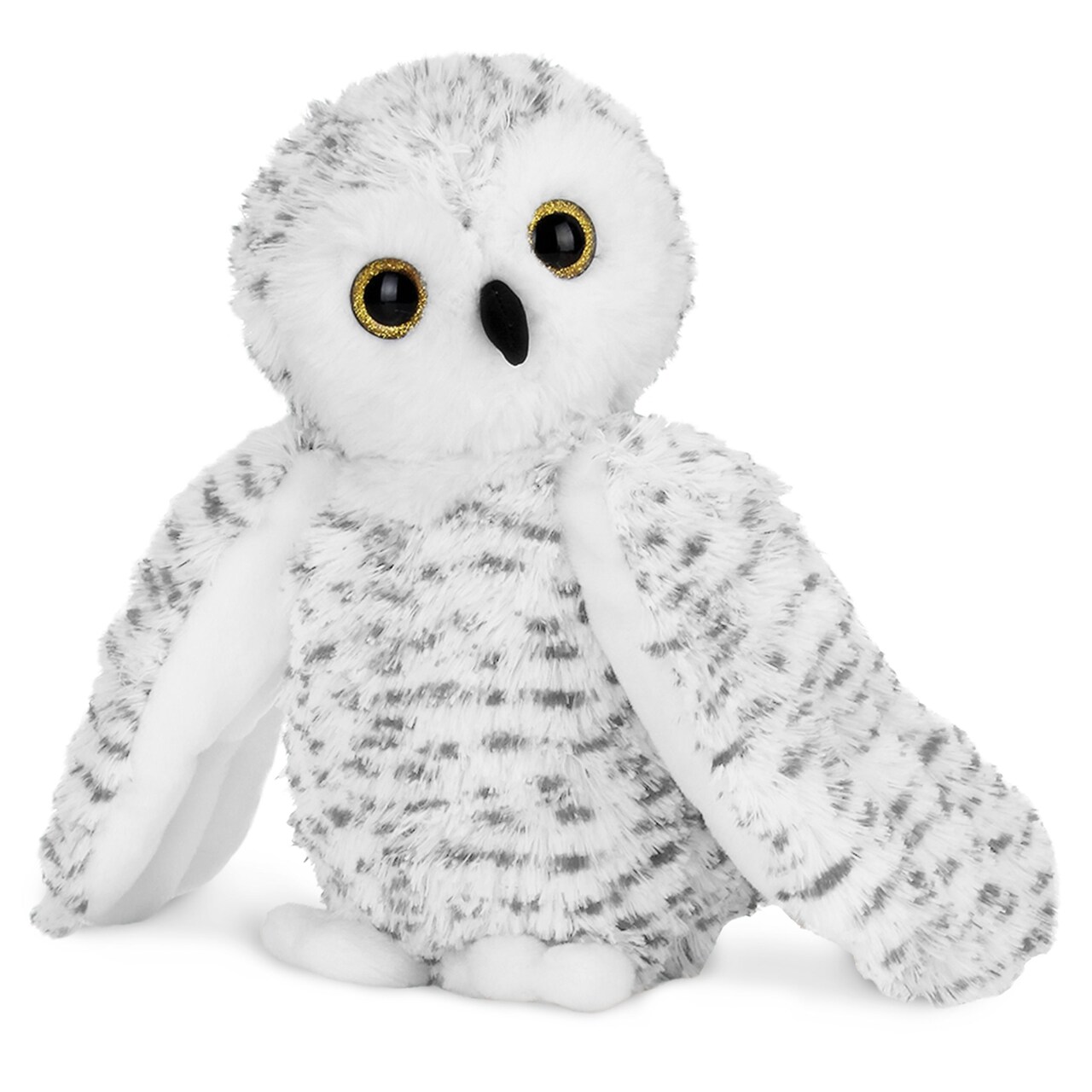Bearington Owlfred Plush Stuffed Animal White Snowy Owl, 11 inches, For Ages 1-14